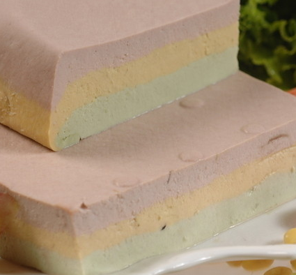 豆腐機制作彩色豆腐方法