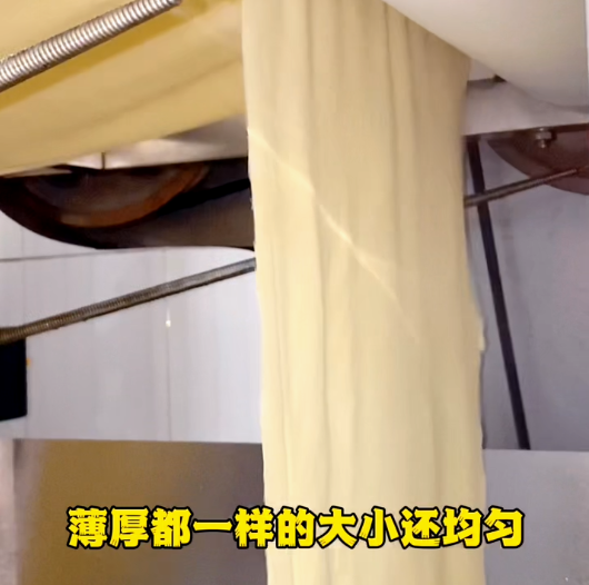 豆皮機制作豆皮成型效果