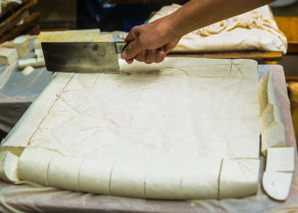 老鐵年前的時候做的豆腐