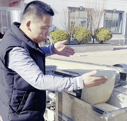 豆貴妃豆皮機折疊系統